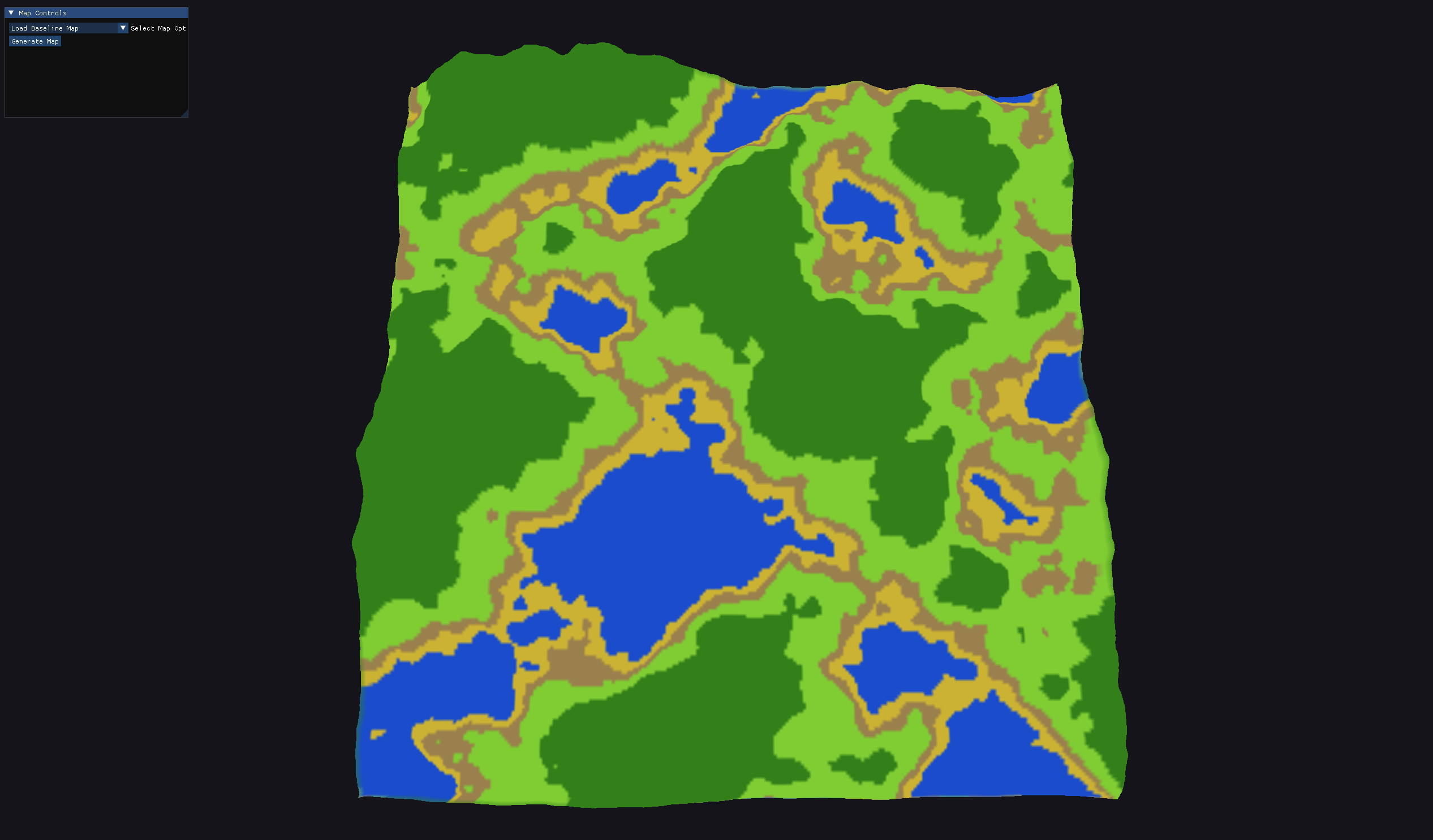 Baseline terrain overhead